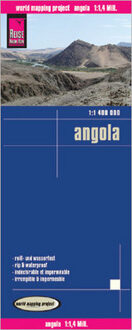 62Damrak Reise Know-How Landkarte Angola  1 : 1.400 000
