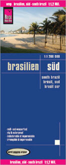 62Damrak Reise Know-How Landkarte Brasilien, Süd 1 : 1.200.000