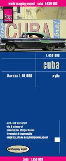 62Damrak Reise Know-How Landkarte Cuba 1 : 650.000 mit Havanna 1 : 50.000