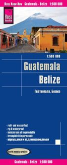 62Damrak Reise Know-How Landkarte Guatemala, Belize 1 : 500 000