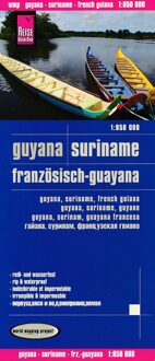 62Damrak Reise Know-How Landkarte Guyana, Suriname, Französisch-Guayana (1:850.000)