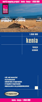 62Damrak Reise Know-How Landkarte Kenia  1:950.000