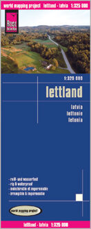 62Damrak Reise Know-How Landkarte Lettland 1 : 325 000