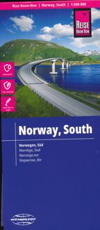 62Damrak Reise Know-How Landkarte Norwegen Süd 1 : 500.000