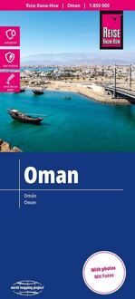 62Damrak Reise Know-How Landkarte Oman 1:850.000