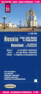 62Damrak Reise Know-How Landkarte Russland - vom Baikalsee bis Wladiwostok 1 : 2 000 000