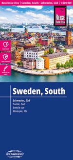 62Damrak Reise Know-How Landkarte Schweden Süd 1 : 500 000
