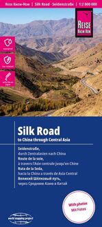 62Damrak Reise Know-How Landkarte Seidenstraße  (1:2.000.000): Durch Zentralasien nach China