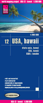 62Damrak Reise Know-How Landkarte USA 12, Hawaii  1 : 200 000