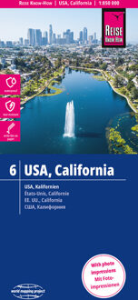 62Damrak Reise Know-How Landkarte USA 6, Kalifornien 1:850.000