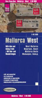 62Damrak Reise Know-How Rad- und Wanderkarte Mallorca West (1:40.000)
