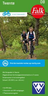 62Damrak Twente - Falkplan Fietskaart