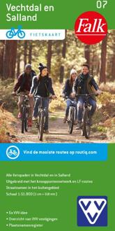62Damrak Vvv Fietskaart 07 Vechtdal En Salland - Falkplan Fietskaart