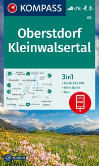 62Damrak Wandelkaart 03 Oberstdorf - Kleinwalsertal | Kompass