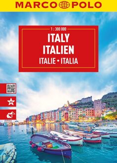 62Damrak Wegenatlas Italien - Italie | A4 | Ringband | Marco Polo