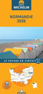 62Damrak Wegenkaart - landkaart 513 Normandie 2026 | Michelin