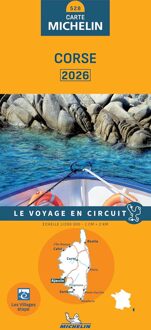 62Damrak Wegenkaart - landkaart 528 Corse 2026 | Michelin