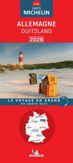 62Damrak Wegenkaart - landkaart 718 Duitsland 2026 | Michelin