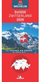 62Damrak Wegenkaart - landkaart 729 Zwitserland 2026 | Michelin