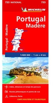 62Damrak Wegenkaart - landkaart 733 Portugal en Madeira | Michelin