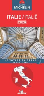 62Damrak Wegenkaart - landkaart 735 Italië 2026 | Michelin