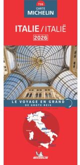 62Damrak Wegenkaart - landkaart 735 Italië 2026 | Michelin