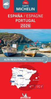 62Damrak Wegenkaart - landkaart 794 Spanje & Portugal 2026 | Michelin