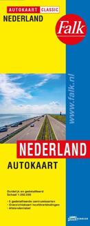 62Damrak Wegenkaart - landkaart Autokaart Classic Nederland | Falk