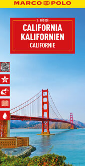 62Damrak Wegenkaart - landkaart California - Californië | Marco Polo