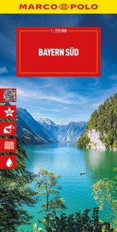 62Damrak Wegenkaart - landkaart D13 Beieren - Bayern Süd | Marco Polo