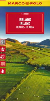 62Damrak Wegenkaart - landkaart Ierland - Ireland | Marco Polo