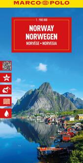 62Damrak Wegenkaart - landkaart Noorwegen - Norge - Norway | Marco Polo