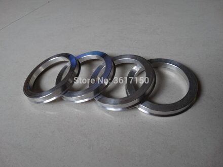 63.4x66.1 Set 4 Wielnaaf Ringen 63.4 ID 66.1 OD Hub Centric Ringen Van De Polycarbonaat Plastic Of Aluminium legering Aluminum Alloy