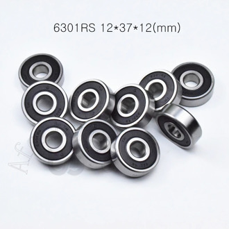 6301RS 12*37*12(mm) 1piece bearing abec-5 rubber sealed bearing Thin wall bearing 6301 6301RS chrome steel bearing