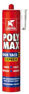 6303764 Poly Max High Tack Express Montagelijm - Koker - Wit - 435gr