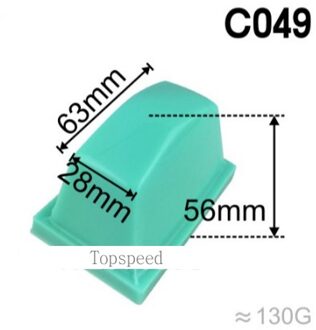 63x28mm siliconen rubber pad hoofd voor tampondrukmachine pad printer houten basis