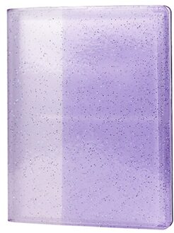 64 Zakken 3 Inch Quicksand Fotoalbum Mini Instant Foto Case Organizer Voor Mini 11/9/8/8 + 7S 7C paars