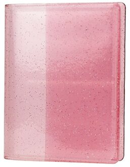64 Zakken 3 Inch Quicksand Fotoalbum Mini Instant Foto Case Organizer Voor Mini 11/9/8/8 + 7S 7C Roze