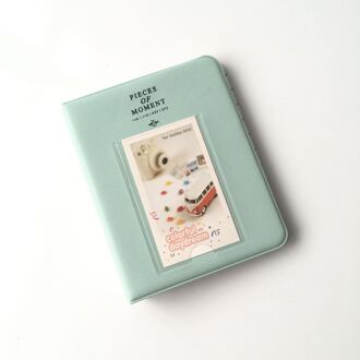 64 Zakken Polaroid Fotoalbum Mini Instant Foto Case Opslag Voor Fujifilm Instax Mini Film 8 Korea Instax Album Fotografia licht blauw