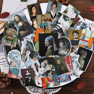 64pcs Art gallery Scrapbooking Stickers Decorative Sticker DIY Craft Photo Albums