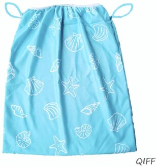 65*70cm Baby Luier Nappy Natte Zak Waterdicht Wasbaar Herbruikbare Luier Emmer Liner Of Zak Voor Natte Doek luiers Of Vuile Wasmand Blauw