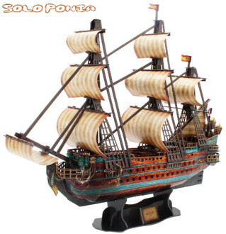 65 cm San Frlipe sailing ship DIY Handmade Assembly Ship Sailing Boat Model Kit Ship Handmade Assembly pepr model birthday gift