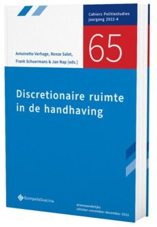 65-Discretionaire Ruimte In De Handhaving - Schuermans