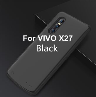 6500Mah Draagbare Power Bank Case Voor Vivo X27 Pro Extended Telefoon Batterij Power Case Voor Vivo X27 Batterij charger Cover zwart For Vivo X27