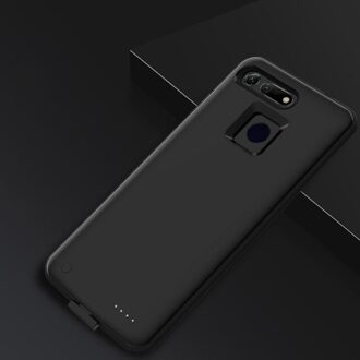 6500Mah Uitgebreid Telefoon Batterij Power Case Voor Huawei Honor V20 Power Bank Voor Huawei Honor V20 Draagbare Batterij Oplader case zwart For Honor V20