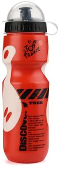 650Mlportable Outdoor Road Mountainbike Mijn Fietsen Water Fles Sport Drink Jug Cup Camping Wandelen Tour Fiets Water Flessen Rood