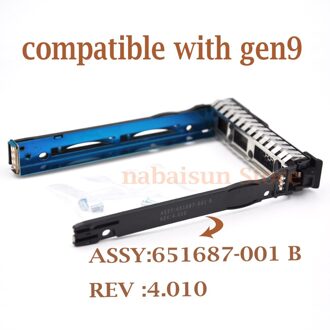 651687-001 2.5 -Swap Sas Sata Harde Schijf Caddy Voor Gen 9 /Gen8 server, Retail, Met Schroeven