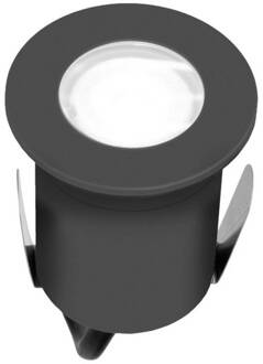 652120A LED inbouwlamp, 220-240V rond antraciet