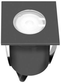654120A LED inbouwlamp, 220-240V hoekig antraciet