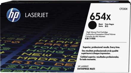 654X originele high-capacity zwarte LaserJet tonercartridge